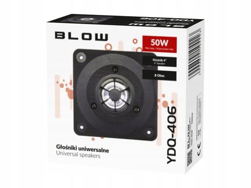 GŁOŚNIK WYSOKOTONOWY TWEETER 50W 100MM 10CM 8 Ohm DYNAMICZNY MOCNY 4" na Arena.pl