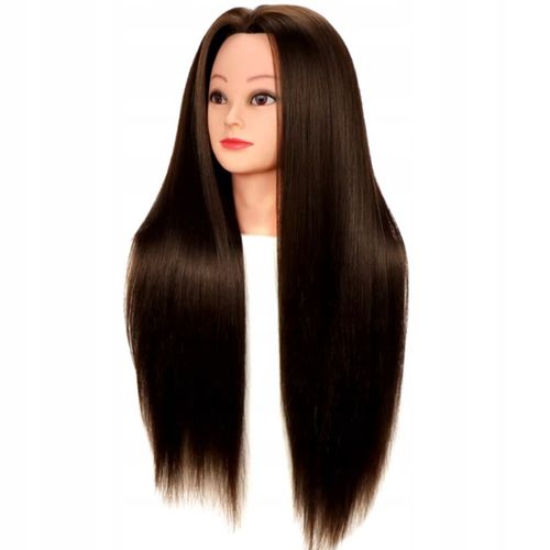 GŁÓWKA Treningowa FRYZJERSKA Syntetyczny Włos Statyw Głowa do Czesania na Arena.pl