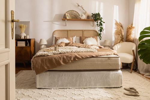 Materac Sprężynowy Naturalny Hilding Nevada 140x200 Linen na Arena.pl