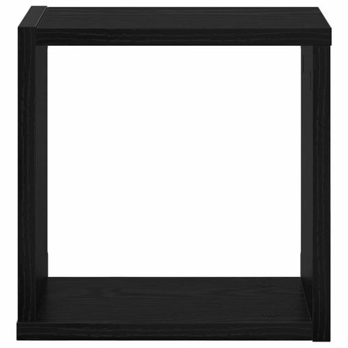 Półki ścienne z półką 2 pcs Czarny Dąb 26 x 15 x 26 cm na Arena.pl