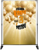 TŁO ścianka FOTO na urodziny 30stka własny napis