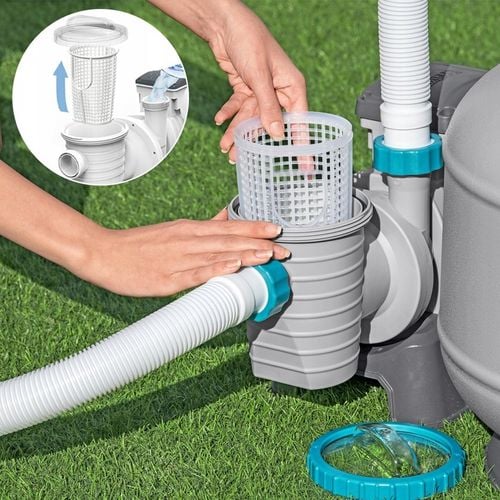 Pompa Piaskowa Filtr do Basenu 8327 l/h Bestway 58499 adapter i węże na Arena.pl