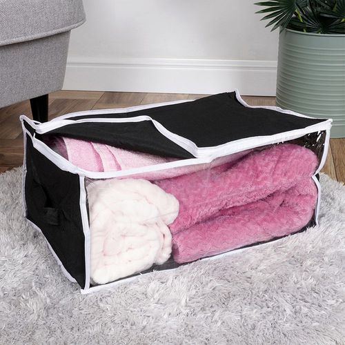 Pokrowiec Organizer Torba na Pościel Koce Poduszki Ubrania Odzież 45x30x20 na Arena.pl