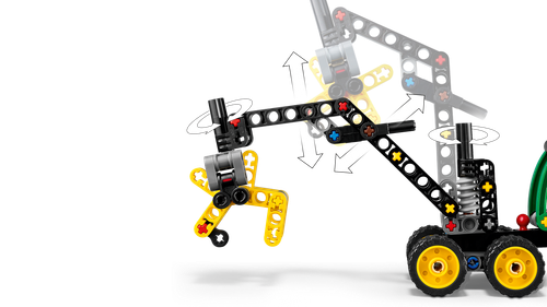 LEGO Technic 42218 Harwester John Deere 1470H Maszyna Leśna Chwytak 117 el. na Arena.pl