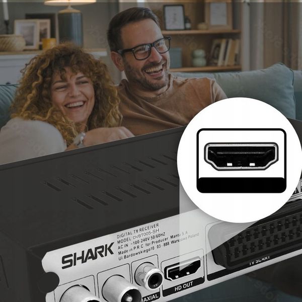 TUNER DEKODER DVBT2 DVB-T2/C TV NAZIEMNEJ KABLOWEJ PILOT HDMI USB HEVC zdjęcie 3
