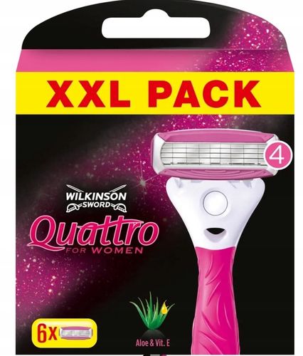 Wkłady do maszynek Wilkinson Sword Quattro for Women Wilkinson 6 szt. na Arena.pl