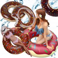 koło dmuchane donut do pływania na basen materac na plażę 90cm
