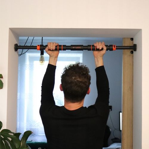 DRĄŻEK do podciągania ĆWICZEŃ rozporowy regulowany STALOWY mocny DO 150kg na Arena.pl