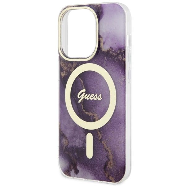 Etui Guess do iPhone 14 Pro, Fioletowy, MagSafe zdjęcie 6