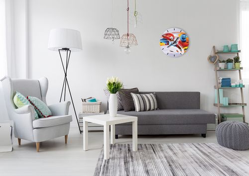 Zegar Ścienny - Dynamiczny Obraz - 40X40 Cm - C3Ar40X40-3529 na Arena.pl