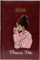 Kalendarz A5 2026 tygodniowy KSIĄŻKOWY PLANER z imieniem nadruk uv prezent