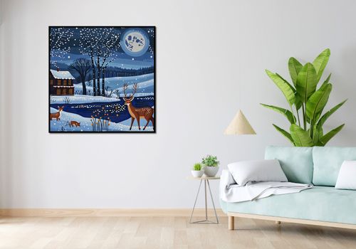 Plakat 100x100cm Przyszła Zima na Arena.pl