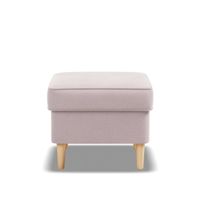 Podnóżek do fotela, Myso, 49x49x40 cm, pudrowy róż | TYLETEGOTU