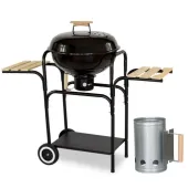 Grill okrągły węglowy. POKRYWA + ROZPALACZ GW0101