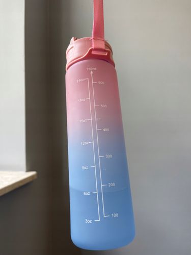 bidon 750ml niebieski różowy stk 9186 na Arena.pl