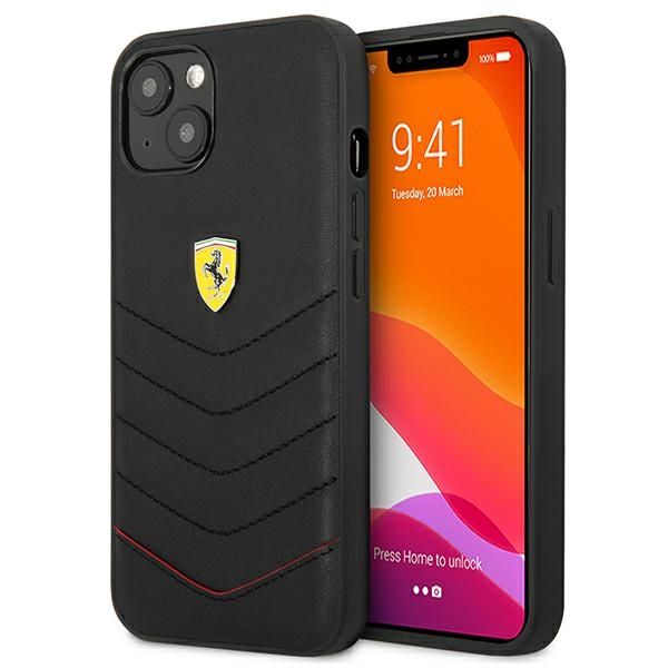 Etui Ferrari do iPhone 13 mini, Czarny zdjęcie 1