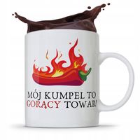 Kubek Prezent Dla Przyjaciela Gorący Towar Kumpel Z Nadrukiem Ze Zdjęciem