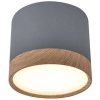 Sufitowa lampa skandynawska 2275925 metalowa LED 9W 4000K okrągły szary