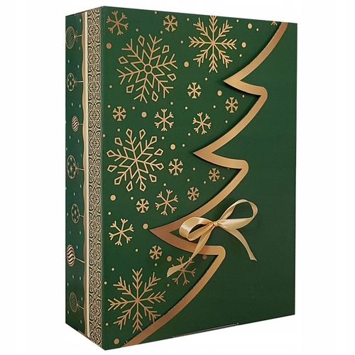 35x25x10 CM PUDEŁKO PREZENTOWE REKLAMOWE ŚWIĄTECZNE CHOINKA GRATIS 1605 D na Arena.pl