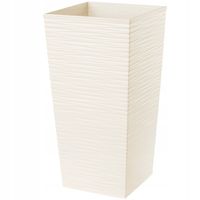 KADAX Doniczka Donica 39x75cm Wkład Kremowa Dłuto