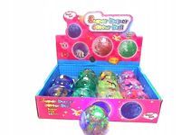 Piłka świecąca 6,5cm na sznurku