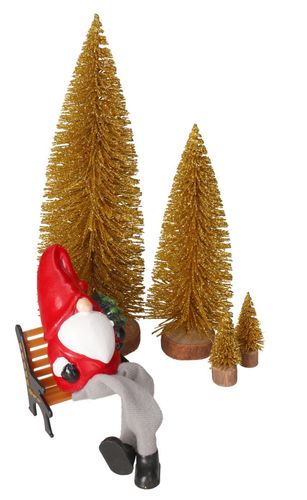 Zestaw Dekoracyjnych Ławek Miniaturowych 6 cm - Do Stroików i Kompozycji na Arena.pl