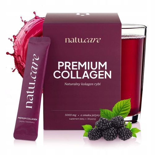 Kolagen Rybi Do Picia Na Zmarszczki w Proszku 5000 mg Natu Care Jeżyna na Arena.pl