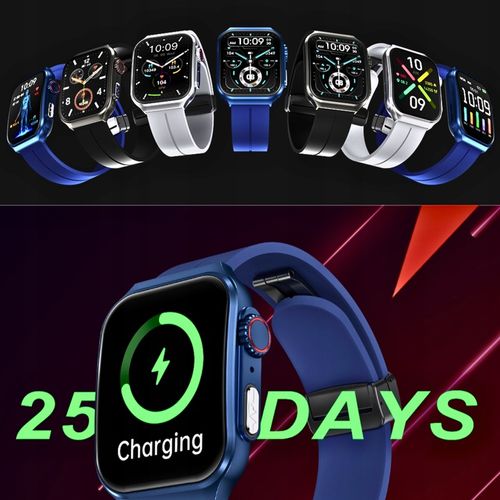 SMARTWATCH Z FUNKCJĄ POMIARU CUKRU GLUKOZA NX15 CIŚNIENIE MENU Polski WATCH na Arena.pl