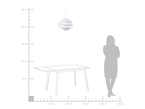 Lampa wisząca biała CONGO na Arena.pl