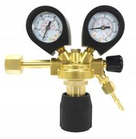 Reduktor butlowy Argon/CO2 dwutlenek 2 zegary Ar/CO2 MIX GUMA OSŁONY BS.DE