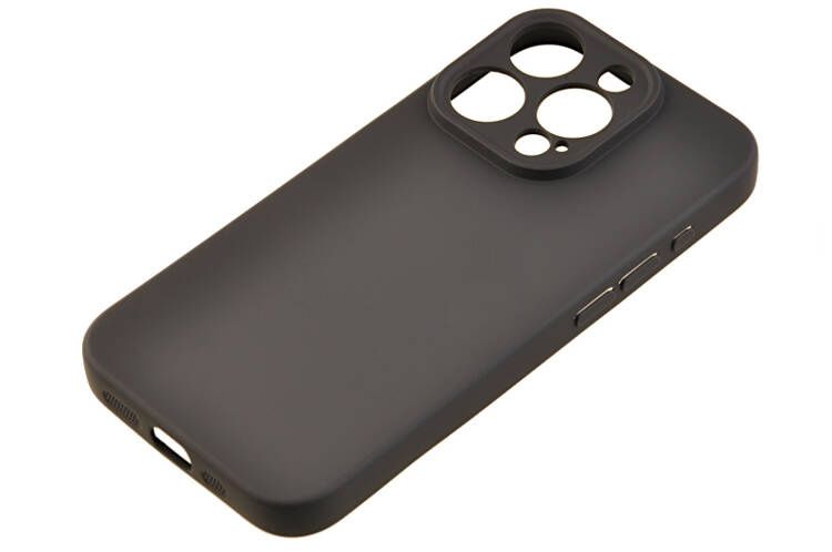Etui silikonowe Tint do Apple iPhone 15 Pro czarny zdjęcie 1