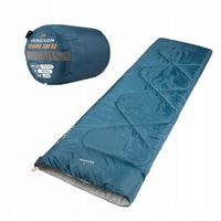 Śpiwór Kołdra Bez zagłówka Bergson Square 200 EZ niebieski 2w1 Zamek Lewy