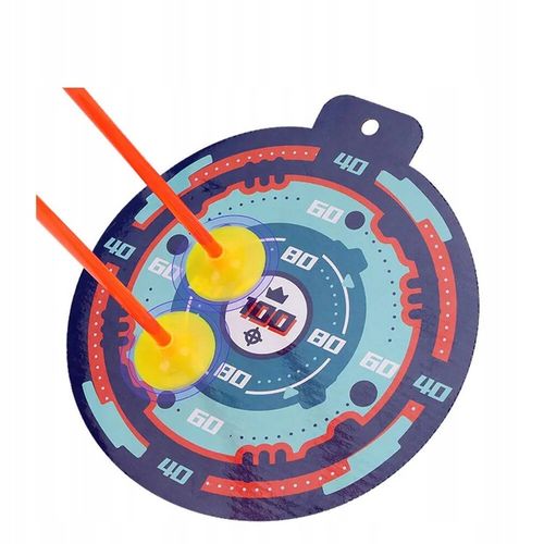 ZESTAW ŁUCZNIKA LED ŚWIECĄCY ŁUK Dla Dzieci STRZAŁY TARCZA Światła Dźwięki na Arena.pl