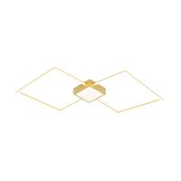 Natynkowa lampa Hex RLX96474-1B Zumaline LED 30W 3000K kwadraty złoty