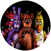 Opłatek na tort FNAF Five Nights at Freddy's
