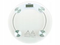 WAGA ŁAZIENKOWA Elektroniczna Szklana LCD Płaska 180kg 100g 1518