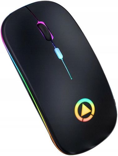 MYSZKA BEZPRZEWODOWA MYSZ OPTYCZNA SLIM LEKKA LED na Arena.pl