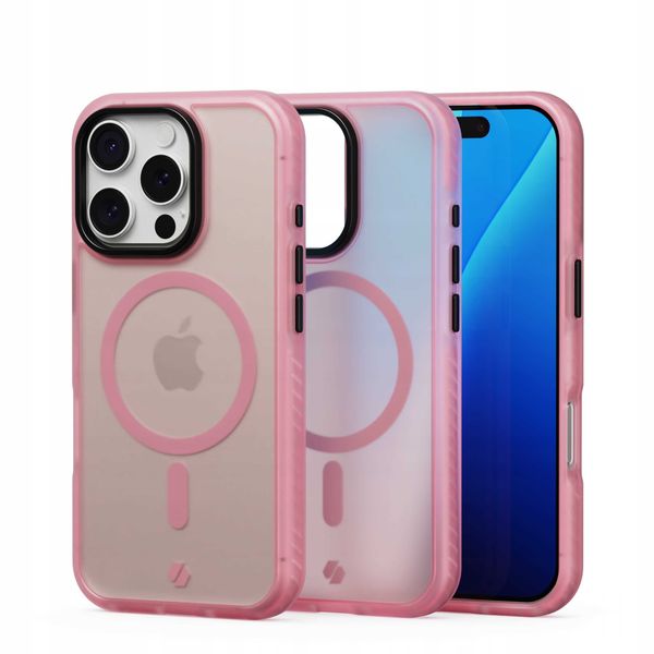 Spacecase Hybrid Fusion Mag Iphone 16 Pro Pink zdjęcie 2