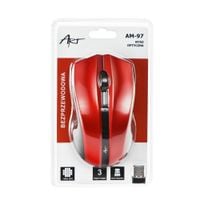 ART myszka komputerowa bezprzewodowa 2,4G 1000 dpi AM-97 czerwona