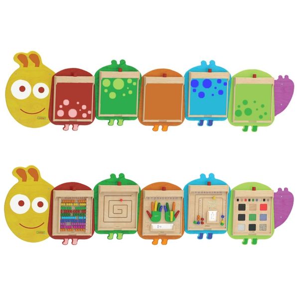 MASTERKIDZ System do Montażu 5 Ściennych Tablic Edukacyjnych Flex - Gąsienica zdjęcie 5