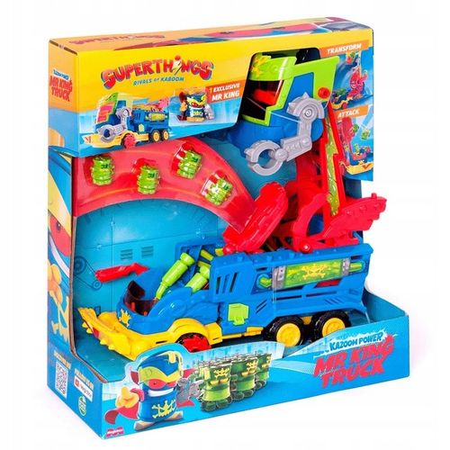 Superthings Mr. King Truck ciężarówka z wyrzutnią robotoksyn oraz pociskami na Arena.pl