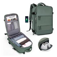 Plecak do Samolotu 40x30x20 Wizzair Bagaż Podręczny Kabinowy USB Essosway