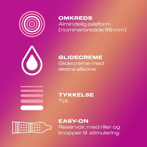 durex pleasure me - prezerwatywy żebrowane i nubbingowane 10 szt. na Arena.pl