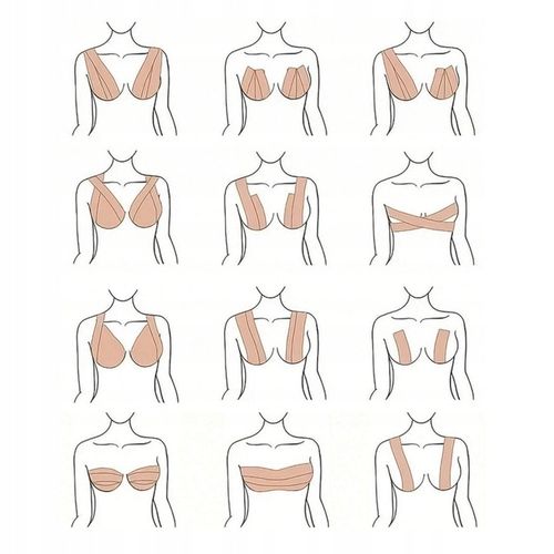 ORYGINALNA TAŚMA DO BIUSTU PUSH UP UNOSZĄCA PIERSI MODELUJĄCA TAPING 5M na Arena.pl