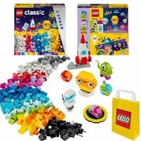 LEGO Classic Kosmos 11037 Kreatywne Planety Układ Słoneczny Świecące klocki