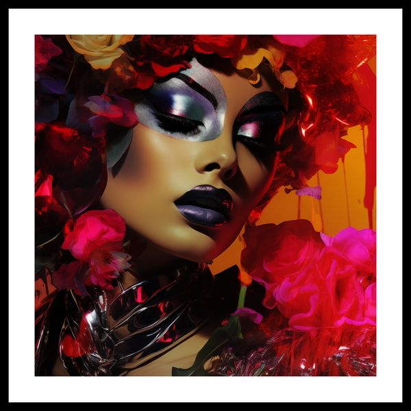 Plakat 60x60cm Kwiecista Diva zdjęcie 3
