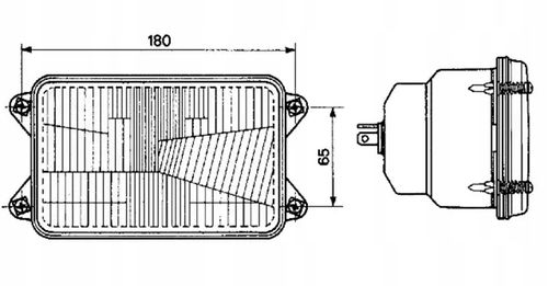 Element optyczny reflektora, 167x74x106.7 mm Cobo na Arena.pl