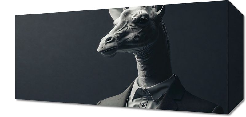 Obraz 40x20cm Żyrafa na Wyjściu zdjęcie 1