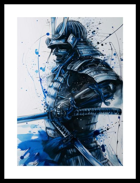 Plakat 25x35cm Samuraj w Błękicie zdjęcie 3