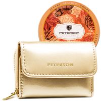 portfel damski eko ptn 011-lak-pus gold